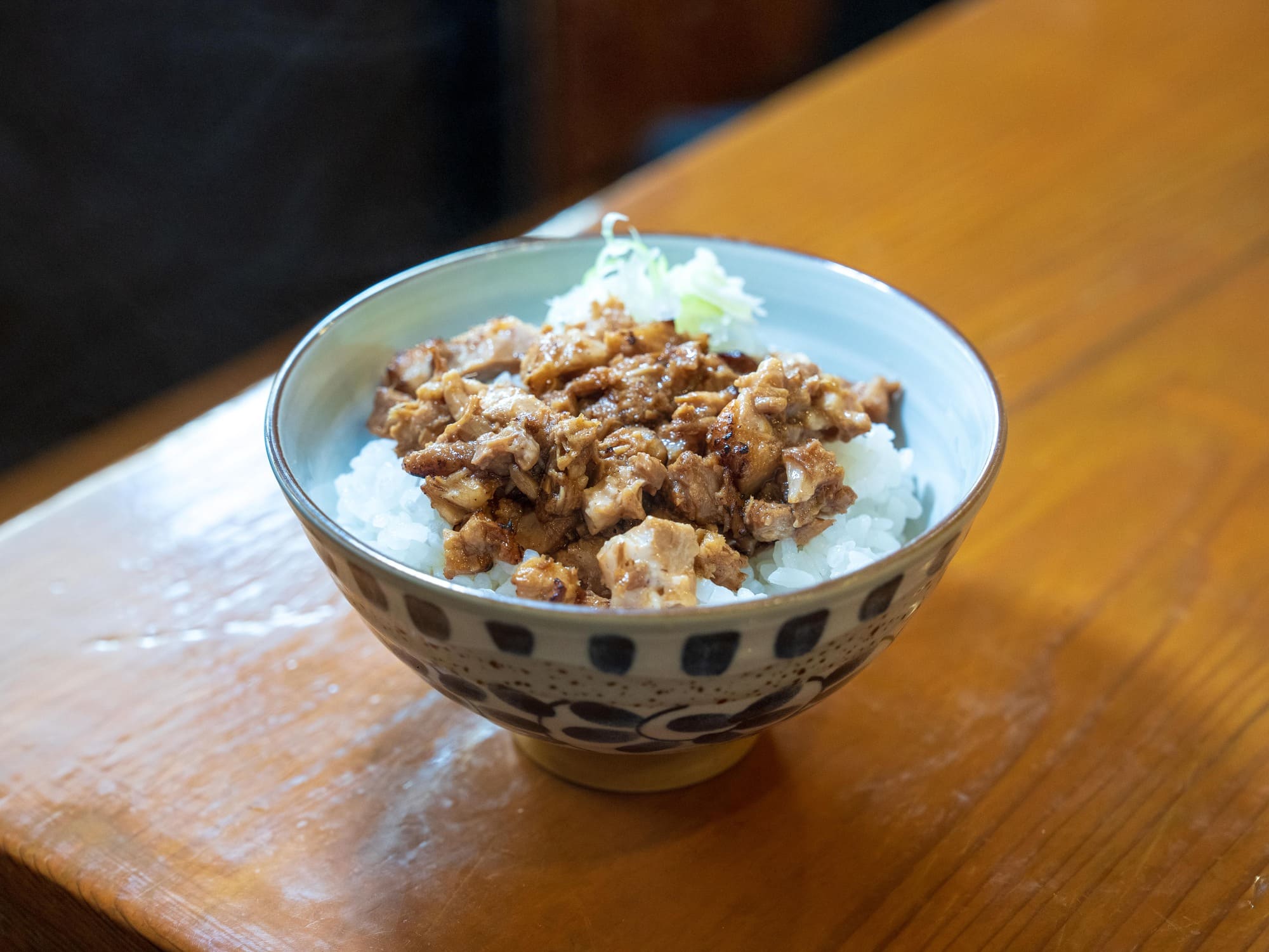 〆のチャーシューご飯